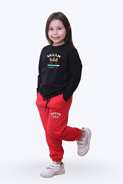 panios kids DEVOJČIČKI PIZAMA SET SA TISKOM I ELASTIČNIM STRUKOM I GORNJIM I ...
