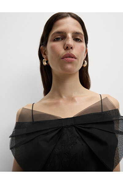 Marks & Spencer Dantel Fiyonklu Elbise