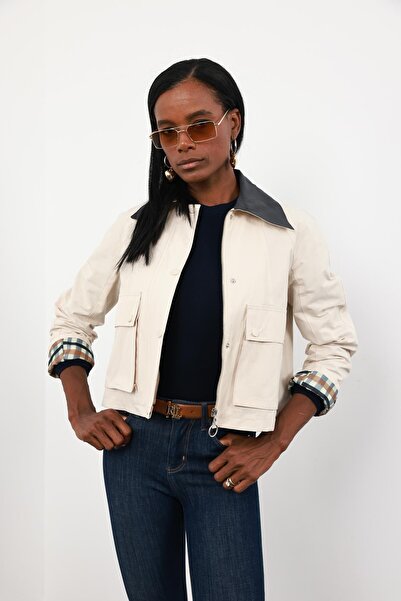 5in1Canpolat Taş Kapak Cepli Trençkot 87111