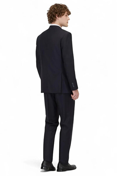 Kip Erkek Modern Fit Yün Karışımlı Takım Elbise TKM-2068 Lacivert