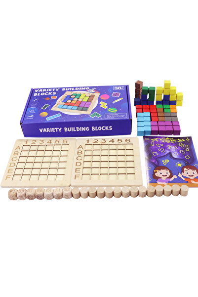 OEM Wooden Montessori Game for Children, Early Education, Magic Building Cubes