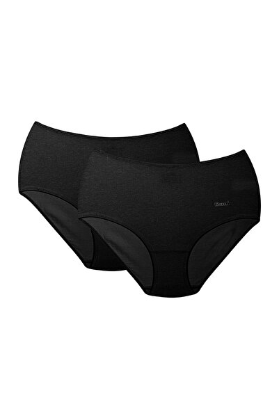 Kom Women's Basic Maxi High Waist 2-Piece Panties Set