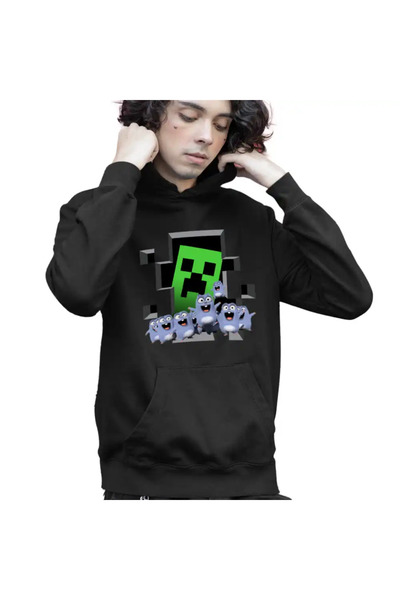 OEM Hanorac Copii Baieti Lemmings Minecraft Lemingi Creeper