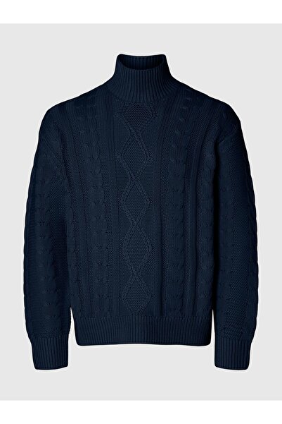 Selected Homme Rollkragenpullover 100% Baumwoll
