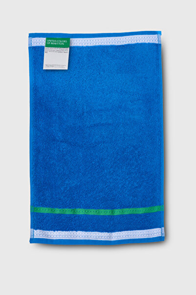 Benetton Home Банний рушник для рук, обличчя та тіла, синій, 100% бавовна, 30x50 см, рушник для обличчя