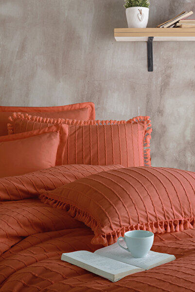 Nordqueen 100% Cotton Double Tassel Duvet Cover Set