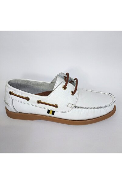 Mira Deri Genuine Leather Full Fitted Classic Boat Men's Shoes