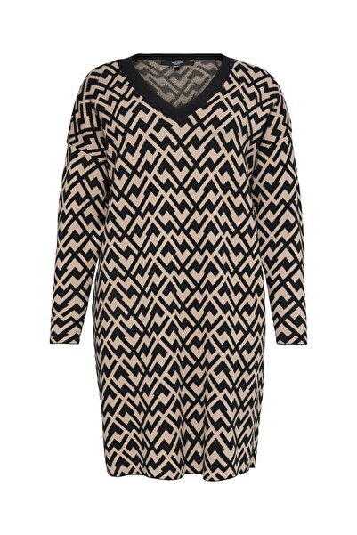 Veromoda Curve Strickkleid VMCARIA Kurzes Kleid