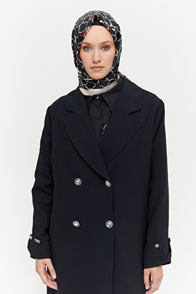 Setrms Büyük Beden Krep Pardösü