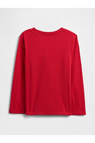 GAP Baby Boy Red Graphic Printed T-Shirt