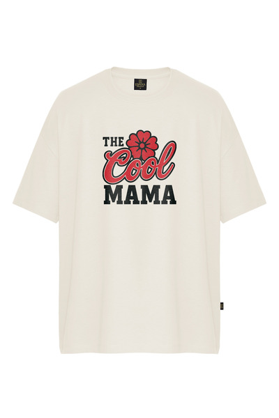 Women's The Cool Food Printed Oversized T-Shirt