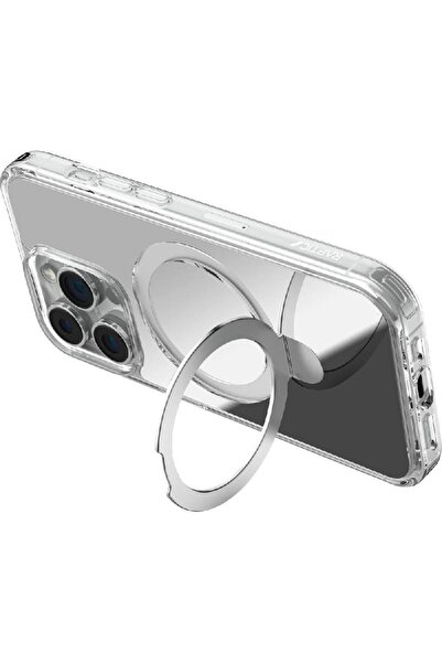 Raptic Air Stand Mirror Back Cover Mobile Case with MagSafe