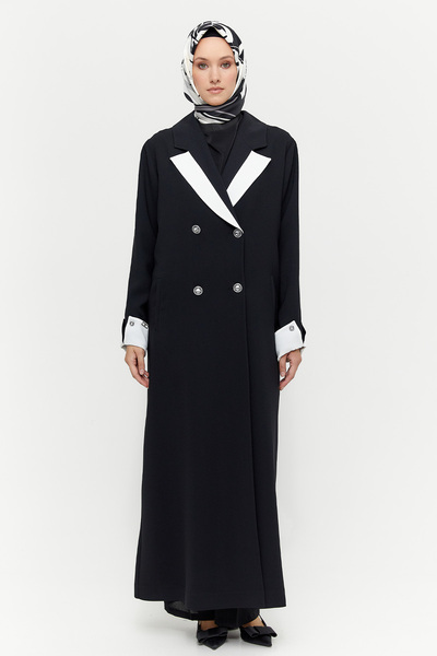 Setrms Büyük Beden Krep Pardösü