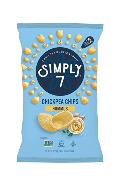 Simply7 رقائق حمص بملح البحر 130 جم × 6 قطع