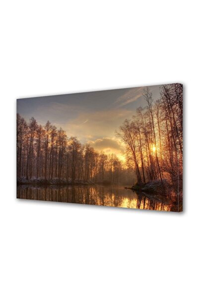 OEM Tablou decorativ, de perete, cu rama din lemn, 33cm x 24cm,cu flori2005