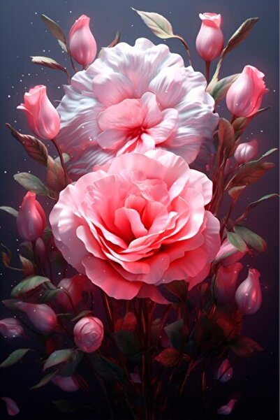 OEM Διακοσμητική επιτοίχια ζωγραφική με ξύλινο πλαίσιο, 33cm x 24cm, εικόνα 2279