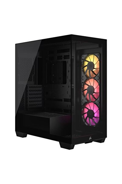 Corsair 3500X ARGB Siyah 4x120mm Fan Temperli Cam USB 3.2 RM850e 850W 80+ Gold Mid Tower E-ATX Kasa
