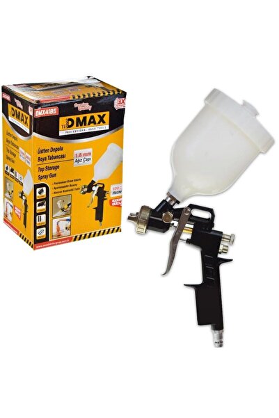 fiba teknik Dmax Üstten Depolu Boya Tabancası 1.8mm Ağız Çapı 600CC Hazneli