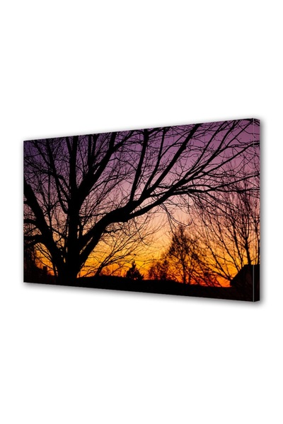 OEM Tablou decorativ, de perete, cu rama din lemn, 33cm x 24cm,cu flori1844