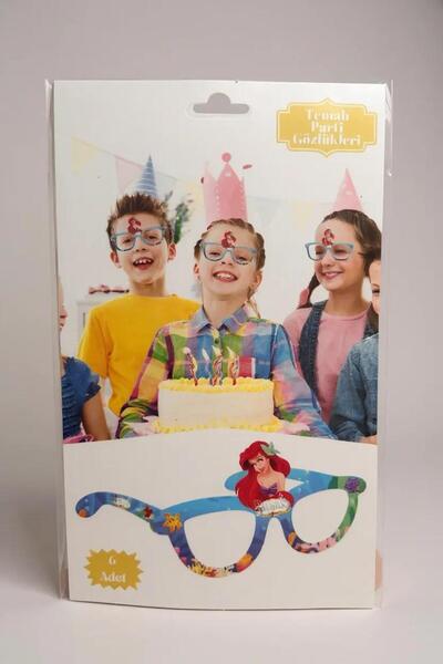 Cadde Süs Deniz Kızı Temalı Parti Gözlük