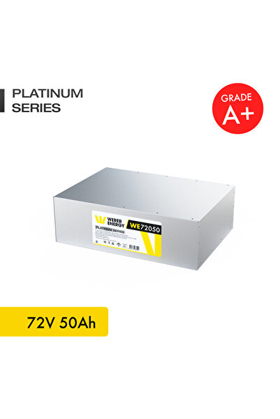 WERER ENERGY 72V 50Ah LiFePO4 Platinum Series Bluetooth'lu Lityum Demir Fosfat Akü