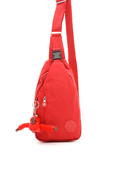 Sanmorris Kadın Su Geçirmez Buruşuk Kumaş Çapraz Çanta