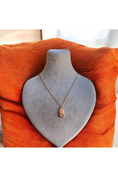 aura garden luxury jewelry قلادة لابوبو من الفولاذ