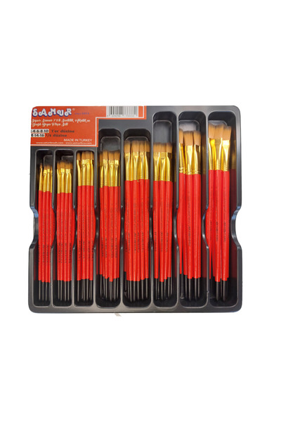 Samur مجموعة فرشاة طلاء أكريليك وزيتية فائقة الجودة مقاس 78 بوصة مع حامل بلاستيكي