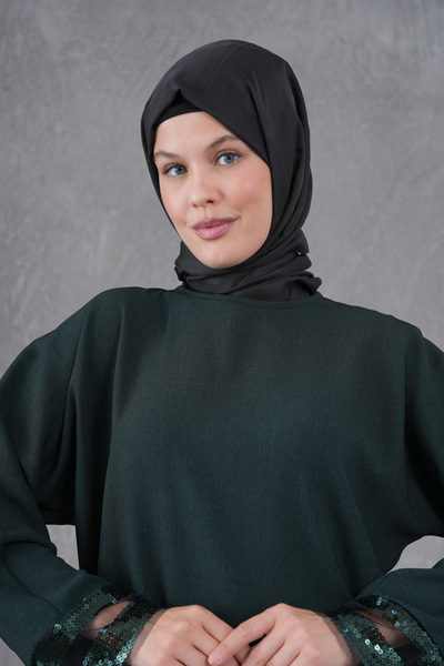 TUNCAY Casual Tunic with Cuff Detail