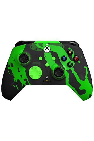 Pdp Controller with wire, Rematch Glow, Xbox Series X, S, Xbox One, PC, Jolt Green Glow in the Dark