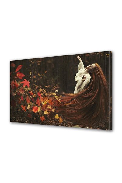 OEM Tablou decorativ, de perete, cu rama din lemn, 33cm x 24cm,cu flori1819