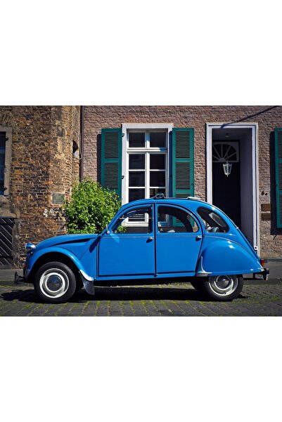 OEM Tablou decorativ, de perete, cu rama din lemn, 33cm x 24cm, masina5481