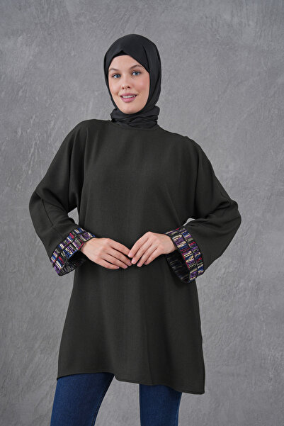 TUNCAY Casual Tunic with Cuff Detail