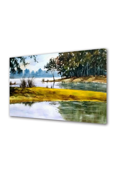 OEM Tablou decorativ, de perete, cu rama din lemn, 33cm x 24cm,cu flori1938