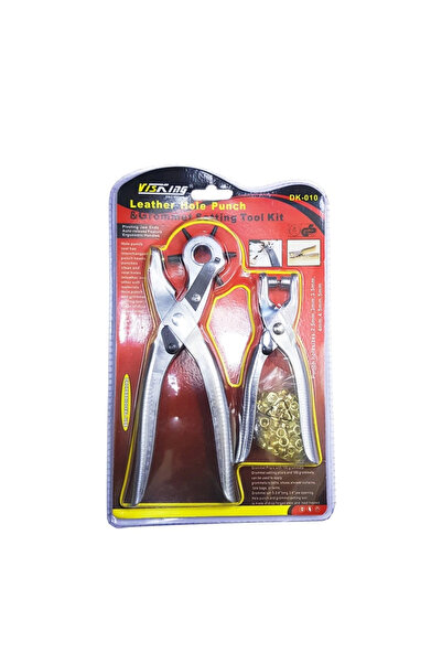 Lisinya Double Belt Punching and Rivet Throwing Pliers Set (with Refills) (Li...