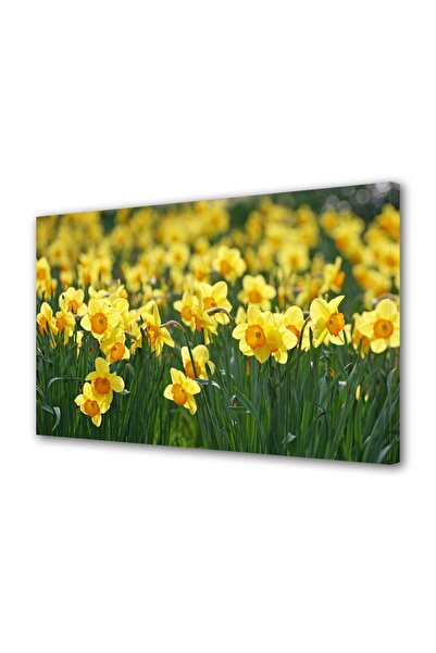 OEM Tablou decorativ, de perete, cu rama din lemn, 33cm x 24cm,cu flori1638