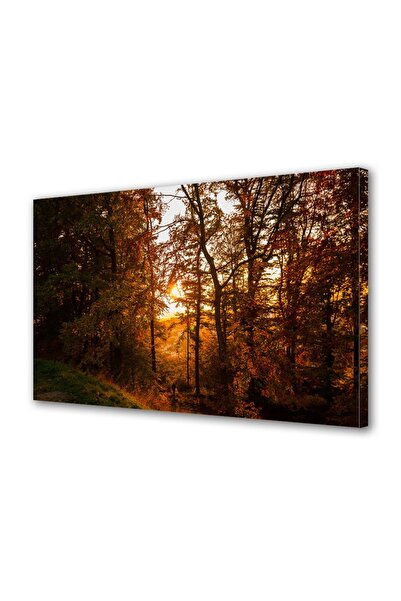 OEM Διακοσμητική επιτοίχια ζωγραφική με ξύλινο πλαίσιο, 33cm x 24cm, με λουλο...