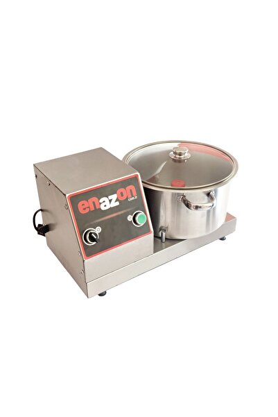 Enazon Büyük boy 4 Bıçaklı Humus Yapma Humus Hazırlama Makinası Nohut Ezme Makinası 8 Litre