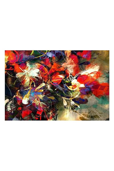 OEM Decorative wall painting with wooden frame, 33cm x 24cm, with flowers1778