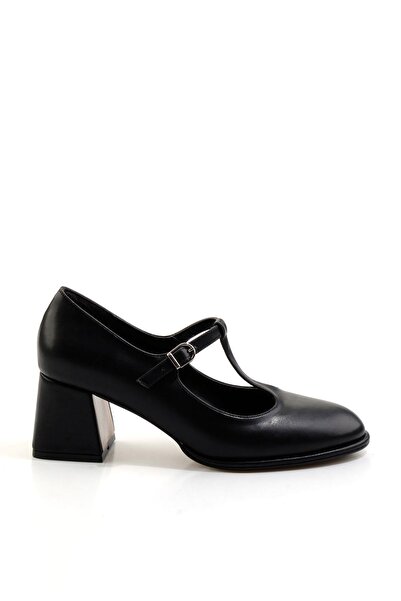 Bambi Siyah Kadın Klasik Topuklu Ayakkabı K01231467809