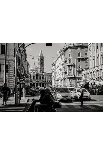 OEM Tablou decorativ, de perete, cu rama din lemn, 33cm x 24cm, masina5457