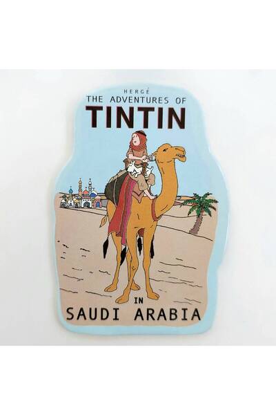 saudi scenes The Adventures Of Tin Tin Fridge Magnet (Mg 56)