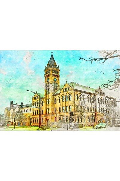 OEM Διακοσμητική επιτοίχια ζωγραφική με ξύλινο πλαίσιο, 33εκ. x 24εκ., εικόνα...