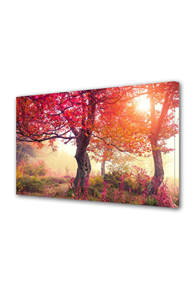 OEM Tablou decorativ, de perete, cu rama din lemn, 33cm x 24cm,cu flori2063