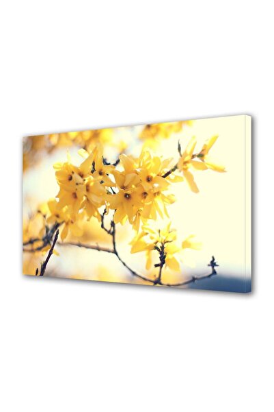 OEM Tablou decorativ, de perete, cu rama din lemn, 33cm x 24cm,cu flori1558