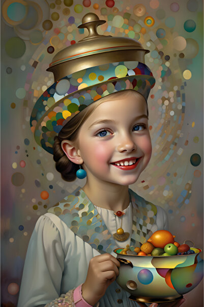 OEM Διακοσμητική επιτοίχια ζωγραφική με ξύλινο πλαίσιο, 33cm x 24cm, εικόνα 1586