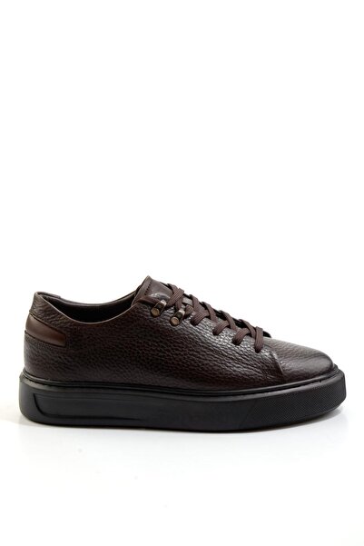 Bambi Kahve Leather Erkek Sneaker E01593050503