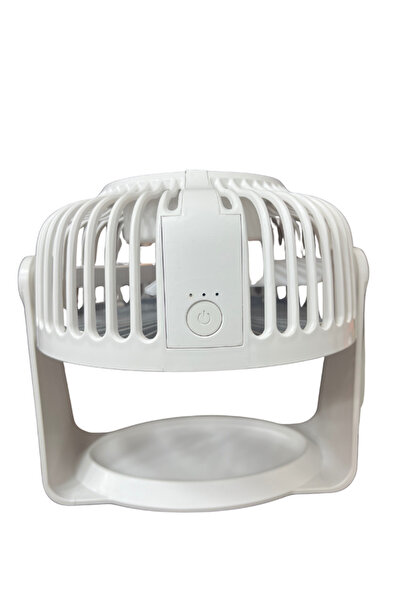 HEPU USB Şarjlı Sessiz Masaüstü Mini Fan