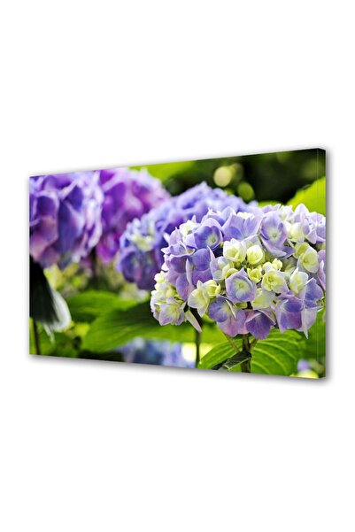 OEM Tablou decorativ, de perete, cu rama din lemn, 33cm x 24cm,cu flori1624