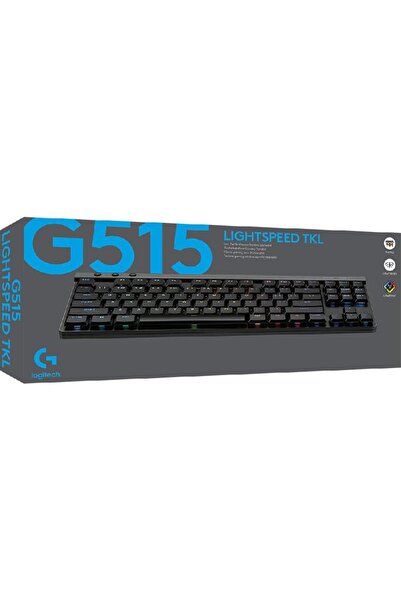 logitech لوحة مفاتيح الألعاب G515 Brown Switch TKL LIGHTSPEED RGB